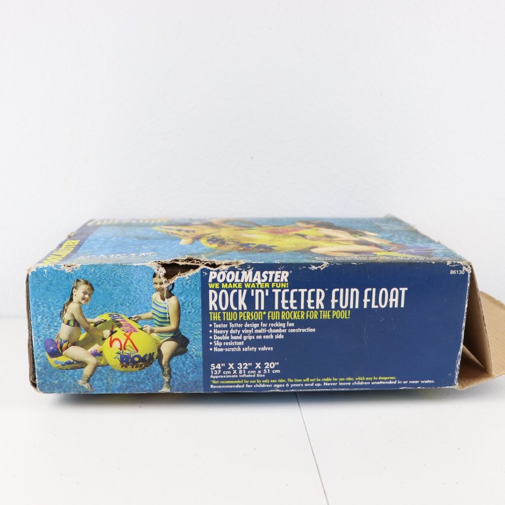 Poolmaster Vintage 2001 Rock 'N' Teeter Fun Float The Two Person Fun Pool Rocker - Picture 6 of 12
